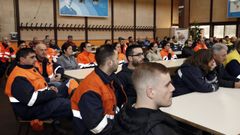 Asamblea de trabajadores de Alcoa San Cibrao