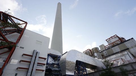 La antigua central t�rmica de Endesa en As Pontes se encuentra en proceso de desmantelamiento