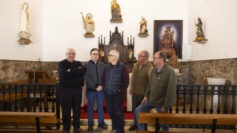Presentaci�n da xornada, na ma�� de onte, na capela de Ponteceso 