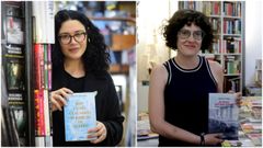 As escritoras Cynthia Men�ndez (O Calvario, Vigo, 1993) e Carmen V. Vali�a (Baio, Zas, 1985).