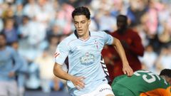 Jones El-Abdellaoui, en el partido entre Celta y Valencia del pasado fin de semana.