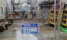 La r�a Santa Marina de Xinzo est� cerrada por obras. 