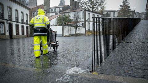 Lluvia en Santiago