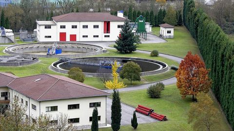 Baia.Estacin depuradora de Mieres