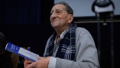 Emilio Quesada, durante la presentación de su último libro en el Ayuntamiento de A Coruña.