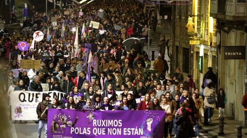 Manifestacin del 25N en Santiago