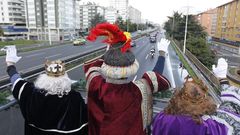 La visita de los Reyes Magos a A Coru�a, en im�genes