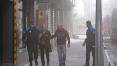 Incendio de un local chino en la calle Peregrina