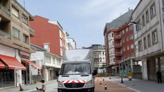 Tramo de la Avenida �lvaro Cunqueiro de Foz en una imagen de archivo