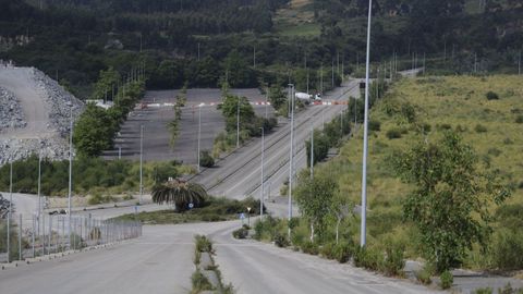 Vista del polígono de Vío