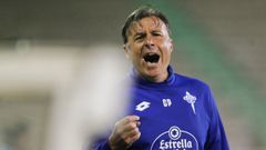 Cristbal Parralo en imagen de archivo durante el partido entre Racing y Cultural Leonesa.