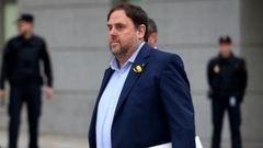 Oriol Junqueras (ERC). Busca diferenciarse de Junts desde el Congreso. 