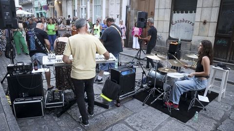 Concierto en la calle Magdalena celebrado el pasado verano.