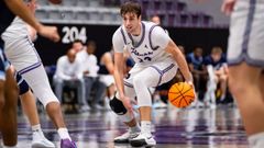 Diogo Seixas, con la camiseta de Central Arkansas