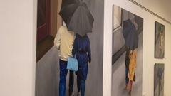 Exposici�n de Cristina Roo, en el espacio de arte de Roberto Verino