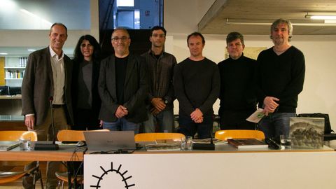 La presentaci�n tuvo lugar en la sede del <span lang= gl >Colexio</span> Oficial de Arquitectos de Galicia