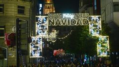 Luces de navidad en Oviedo