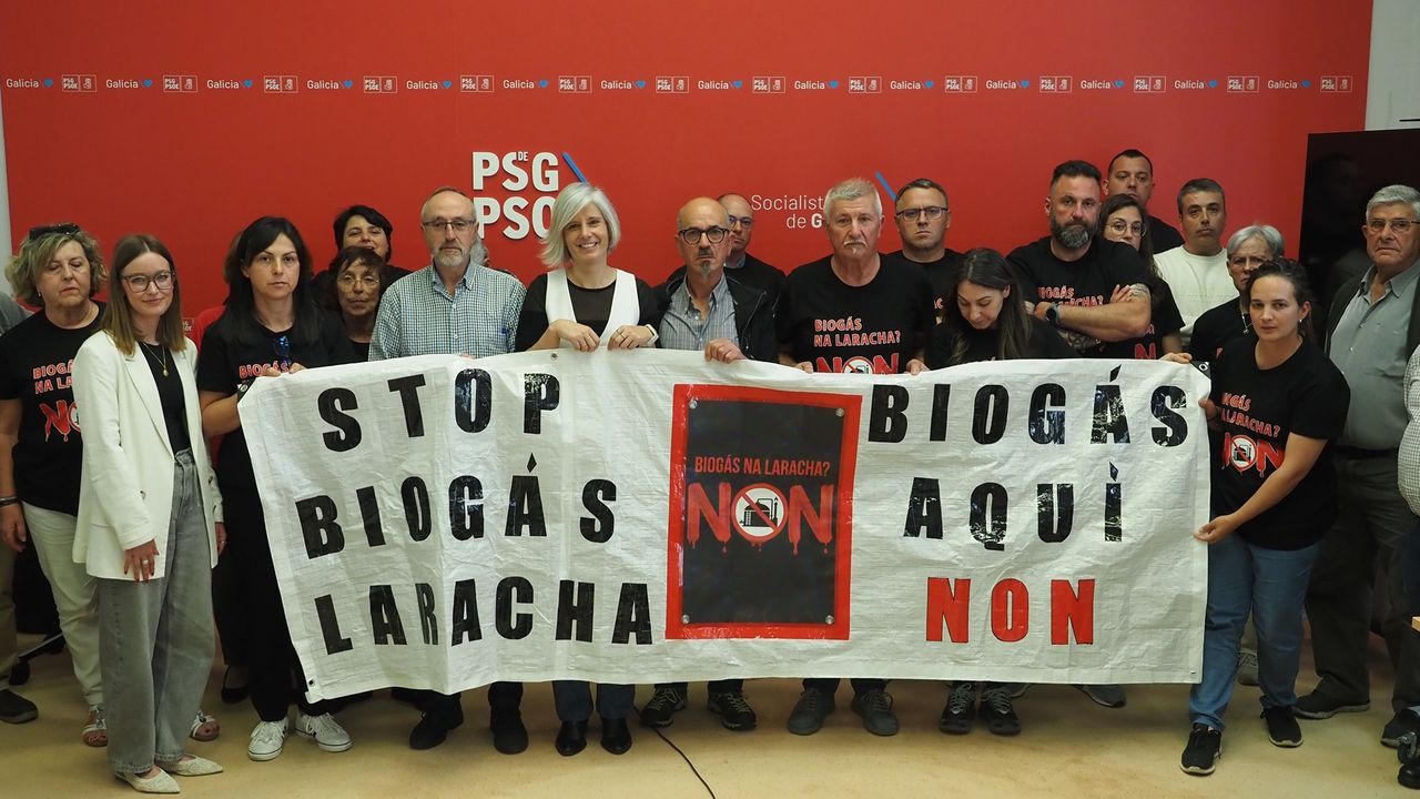PSOE y BNG actúan en rechazo de la planta de biogás en A Laracha