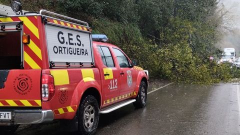 Un vehculo del GES de Ortigueira, en una imagen de archivo