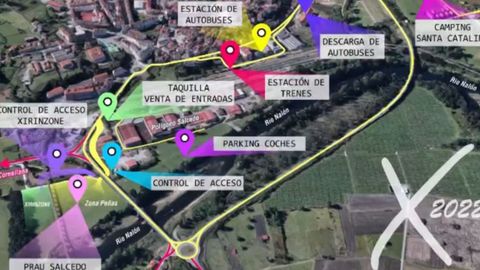 Plano de la organización del Xiingüelu 2022
