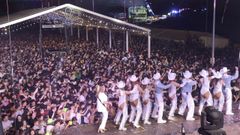 Furor con Pars de Noia en las fiestas de O Alto, en Narn. 