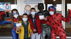 Los superh�roes se vacunan en Ourense