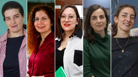 Bea Lema, Edita de Lorenzo, Alba Calvo, Mar�a de la Fuente y Diana Rodeiro