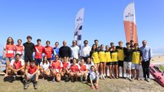 Autoridades, representantes de las federaciones y del Sysca y del Sal,�este lunes en la presentaci�n.
