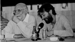 Velo, xunto a Chano Pi�eiro