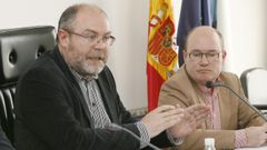 El alcalde, Manuel Antelo (izquierda), junto a Fernando Mancebo