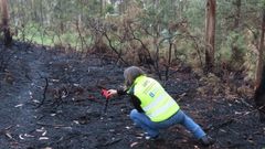 La Unidade de Investigacin de Incendios Forestais estudi el fuego declarado en Suevos el 12 de mayo