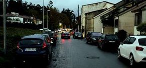Este es el aspecto que presentaba la calle el pasado s�bado, el d�a del gran atasco.
