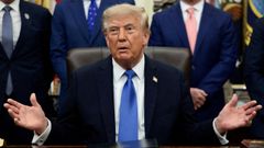 El presidente de EE.UU., Donald Trump, en la Casa Blanca.