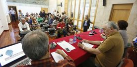 Mosquera reuni� ayer a m�s de 60 representantes de los concellos para detallar las claves del plan de compostaje. 