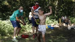 Jornada de diversi�n y deporte en el campamento Sporty, en Allariz