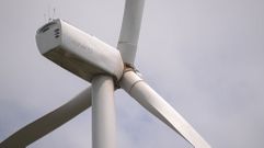 Aerogenerador de un parque e�lico de Norvento