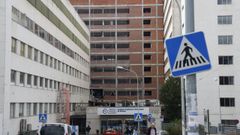 Obras del nuevo edificio de hospitalizacin de Ourense