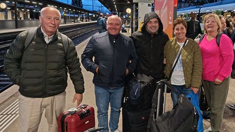Viaxeiros a Su�za, participantes nesta viaxe 