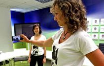 Carme Fouces present� ayer la camiseta y el v�deo de la campa�a de este a�o.