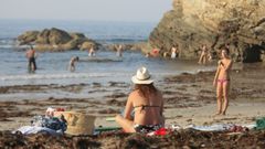 Playa de Os Castros, en Ribadeo