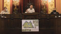 J�come planea seguir dando prioridad a las obras, como el parque que prometi� en A Ponte