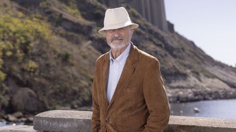 Arturo P&eacute;rez Reverte en N&aacute;poles durante la presentaci&oacute;n de la novela &laquo;La hip&oacute;tesis m&aacute;s peligrosa&raquo;