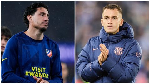 Jos� Mar�a Gim�nez y Marc Casad�, con el Atl�tico y el Barcelona, respectivamente.