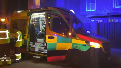 Ambulancia medicalizada�del�servicio del emergencias de la Comunidad de Madrid