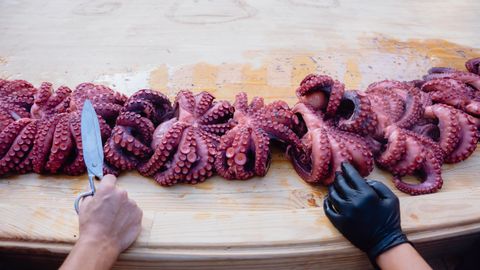 O polbo � un dos pratos m�is representativos da gastronom�a galega.