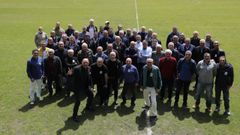 Jugadores, técnicos y directivos del Arenteiro recordaron los equipos que representaron al club en los años setenta y ochenta