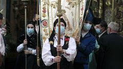 La ofrenda a la patrona de Monforte, en im�genes