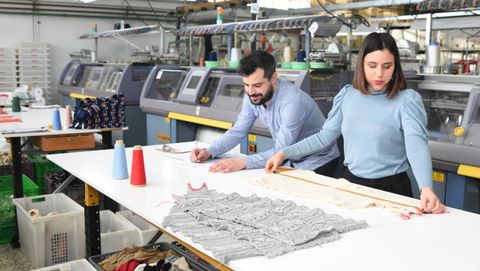 Roberto y Paula Montoto crearon su empresa textil en el ao 2011 siguiendo la estela familiar