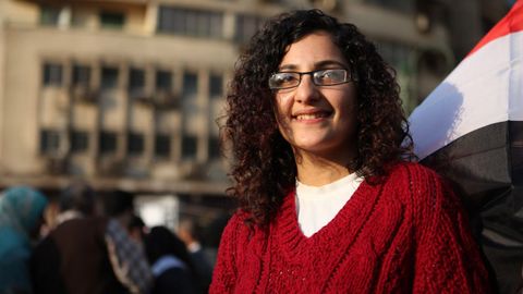 Mona Sif, bloguera egipcia, hermana de Sanaa