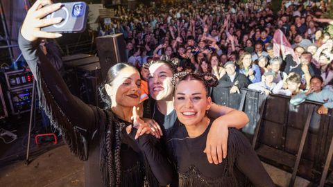 Tanxugueiras, en la �ltima edici�n de la Festa da Carballeira de Zas
